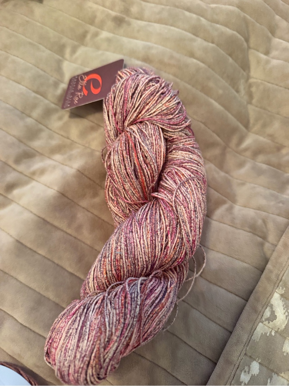 Ella Rae Multicolor Pink Blend Hand-Dyed Yarn Skein -m